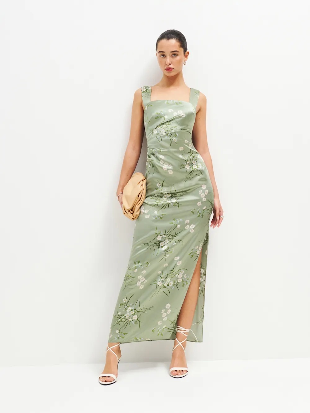 Reformation Earl Silk Dress in Bonita Size 0